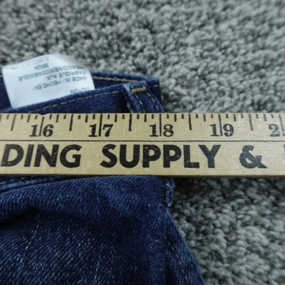 Dickies Jeans Mens 36X34 Dark Blue‎ Denim Pants Straight 5 Pocket Outdoor Work